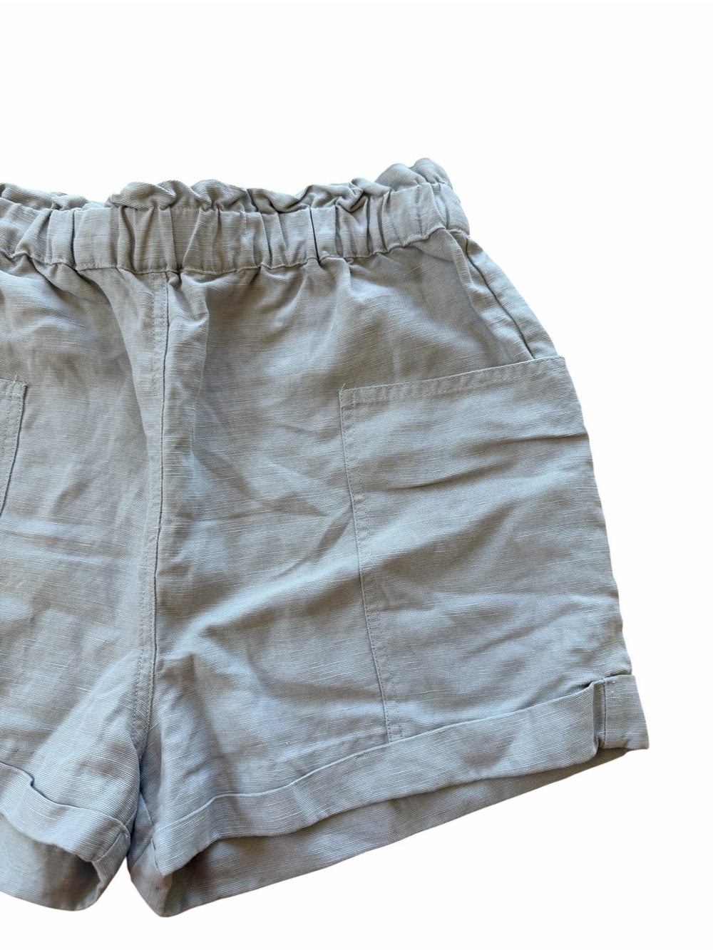 Aritzia Wilfred Free Harulia Short Linen Blend Patch Pocket